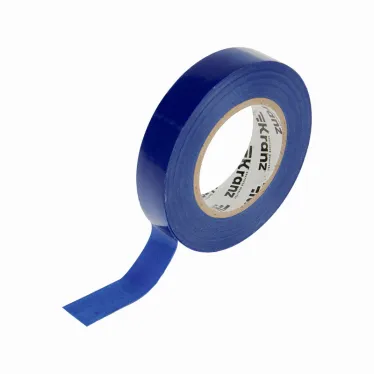 Изолента ПВХ KRANZ 0.13х15 мм, 25 м, синяя