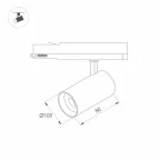 Светильник LGD-NIKA-4TR-R100-20W Warm3000 (WH, 24 deg, 230V) (Arlight, IP20 Металл, 5 лет) | 031108 | Arlight