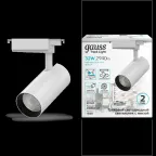 Светильник светодиодный трековый цилиндр 32W 2940lm 4000K 180-220V IP20 75*216мм белый линза 36º | TR087 | Gauss