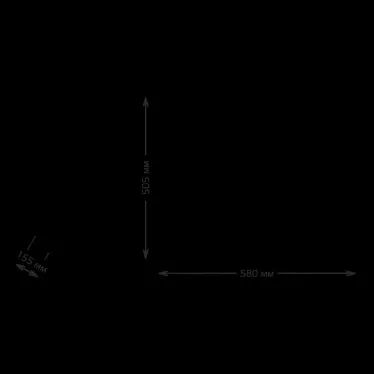 Прожектор светодиодный Qplus 400W 48000lm 6500K 175-265V IP65 графитовый линзованный 40° | 690511400L | Gauss