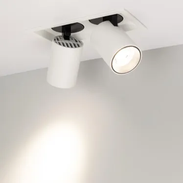 Светильник LTD-PULL-S110x210-2x10W Day4000 (WH, 24 deg, 230V) (Arlight, IP20 Металл, 5 лет) | 031361 | Arlight