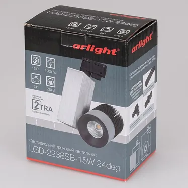 Светодиодный светильник LGD-2238SB-15W Day White 24deg | 022041 | Arlight