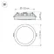 Светодиодная панель LTD-115SOL-15W Warm White | 020708 | Arlight