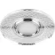 Светильник точечный встраиваемый под лампу, с LED подсветкой CD970 15LED*2835 SMD 4000K, MR16 50W G5.3, прозрачный, хром | 29666 | FERON