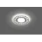 Светильник точечный встраиваемый под лампу, с LED подсветкой CD951 15LED*2835 SMD 4000K, MR16 50W G5.3, белый матовый, хром | 29713 | FERON