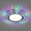 Светильник точечный встраиваемый под лампу, с LED подсветкой CD940 15LED*2835SMD RGB, MR16 50W G5.3, прозрачный | 32541 | FERON