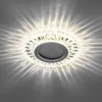 Светильник точечный встраиваемый под лампу, с LED подсветкой CD902 15LED*2835 SMD 4000K, MR16 50W G5.3, белый, хром | 28845 | FERON