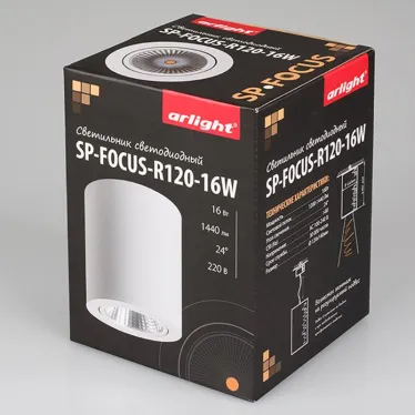 Светильник SP-FOCUS-R120-16W Day White (Arlight, IP20 Металл, 3 года) | 021426 | Arlight