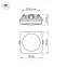 Светодиодная панель LTD-80x80SOL-5W Day White 4000K (Arlight, IP44 Пластик, 3 года) | 017633 | Arlight