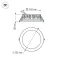 Светодиодный светильник LTD-187WH-FROST-21W Day White 110deg (Arlight, IP44 Металл, 3 года) | 021496 | Arlight