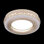 Светильник точечный встраиваемый Backlight BL084 Кругл. Золото/Белый, Gu5.3, 3W, LED 3000K | BL084 | Gauss