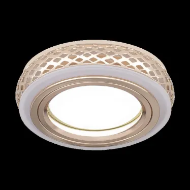 Светильник точечный встраиваемый Backlight BL084 Кругл. Золото/Белый, Gu5.3, 3W, LED 3000K | BL084 | Gauss