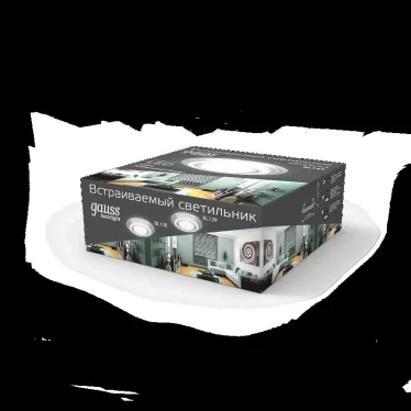 Светильник точечный встраиваемый Backlight BL139 Кругл. Хром. Gu5.3, 3W, LED 4000K | BL139 | Gauss
