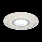 Светильник точечный встраиваемый Backlight BL137 Кругл./узор. Белый, Gu5.3, 3W, LED 3000K | BL137 | Gauss