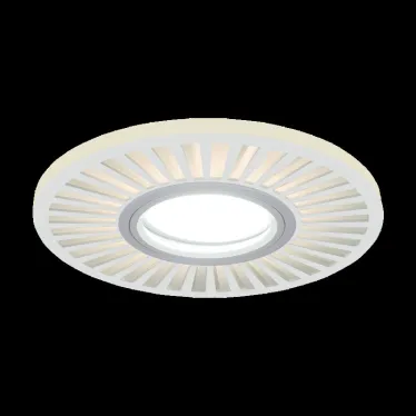 Светильник точечный встраиваемый Backlight BL137 Кругл./узор. Белый, Gu5.3, 3W, LED 3000K | BL137 | Gauss