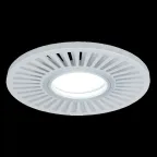 Светильник точечный встраиваемый Backlight BL136 Кругл./узор. Белый, Gu5.3, 3W, LED 4000K | BL136 | Gauss