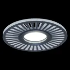 Светильник точечный встраиваемый Backlight BL135 Кругл./узор. Черный, Gu5.3, 3W, LED 4000K | BL135 | Gauss