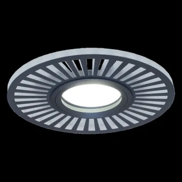 Светильник точечный встраиваемый Backlight BL135 Кругл./узор. Черный, Gu5.3, 3W, LED 4000K | BL135 | Gauss