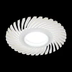 Светильник точечный встраиваемый Backlight BL134 Кругл./узор. Белый, Gu5.3, 3W, LED 3000K | BL134 | Gauss