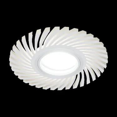 Светильник точечный встраиваемый Backlight BL134 Кругл./узор. Белый, Gu5.3, 3W, LED 3000K | BL134 | Gauss