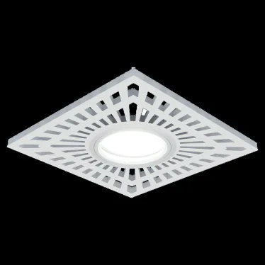 Светильник точечный встраиваемый Backlight BL128 Квадрат. Белый, Gu5.3, 3W, LED 4000K | BL128 | Gauss