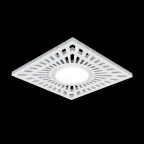 Светильник точечный встраиваемый Backlight BL127 Квадрат. Белый, Gu5.3, 3W, LED 3000K | BL127 | Gauss