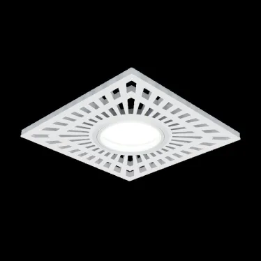 Светильник точечный встраиваемый Backlight BL127 Квадрат. Белый, Gu5.3, 3W, LED 3000K | BL127 | Gauss