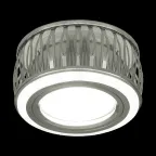Светильник точечный встраиваемый Backlight BL095 Кругл. Хром/Белый, Gu5.3, 3W, LED 3000K | BL095 | Gauss