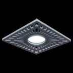 Светильник точечный встраиваемый Backlight BL126 Квадрат. Черный, Gu5.3, 3W, LED 4000K | BL126 | Gauss
