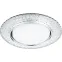 Светильник встраиваемый с белой LED подсветкой CD4042 потолочный GX53 без лампы, прозрачный, хром | 41304 | Feron