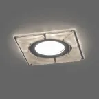 Светильник встраиваемый с LED подсветкой CD994 потолочный MR16 G5.3 белый матовый, хром | 40508 | Feron