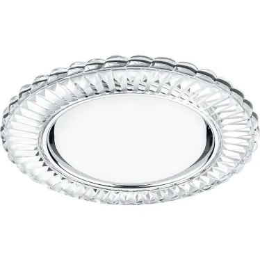 Светильник встраиваемый с белой LED подсветкой CD4044 потолочный GX53 без лампы, прозрачный, хром | 41306 | Feron