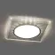 Светильник встраиваемый с белой LED подсветкой CD4040 потолочный GX53 без лампы, серебро, хром | 40517 | Feron