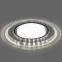 Светильник встраиваемый с белой LED подсветкой CD4038 потолочный GX53 без лампы, прозрачный, хром | 40505 | Feron