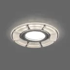 Светильник встраиваемый с LED подсветкой CD993 потолочный MR16 G5.3 белый матовый, хром | 40507 | Feron