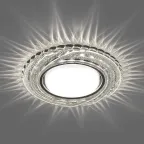 Светильник потолочный встраиваемый под лампу GX53 CD4037 20LED*2835SMD 4000K, 15W GX53, без лампы, прозрачный, хром | 40504 | FERON