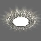 Светильник потолочный встраиваемый под лампу GX53 CD4035 20LED*2835SMD 4000K, 15W GX53, без лампы, прозрачный, хром | 40502 | FERON