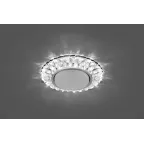 Светильник потолочный встраиваемый под лампу GX53 CD4026 20LED*2835 SMD 4000K, 15W GX53, без лампы, прозрачный, хром | 29540 | FERON