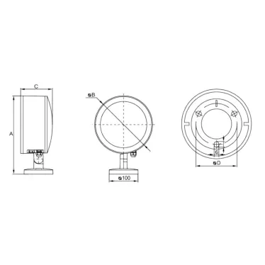 Прожектор светодиодный архитектурный накладной GLOSS LED 5 D100 2700K 5 Вт IP66 | 1101800390 | Световые Технологии