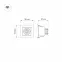 Светильник CL-KARDAN-S102x102-9W Day (WH, 38 deg) | 024122 | Arlight