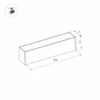 Светильник MAG-FLAT-45-L805-24W Warm3000 (WH, 100 deg, 24V) | 026956 | Arlight