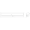 Светильник светодиодный 12W 4000К 1000Лм IP20 линейный 230V