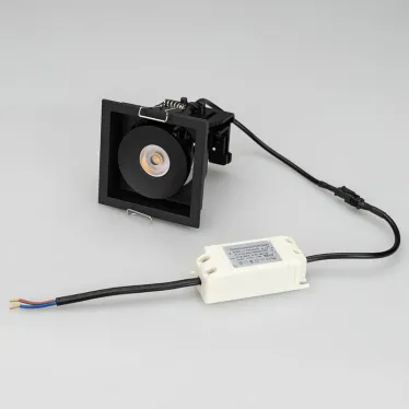 Светильник CL-SIMPLE-S80x80-9W Warm3000 (BK, 45 deg) | 028149 | Arlight