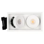 Светильник CL-SIMPLE-S148x80-2x9W Day4000 (WH, 45 deg) | 028150 | Arlight