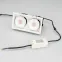 Светильник CL-SIMPLE-S148x80-2x9W Day4000 (WH, 45 deg) | 028150 | Arlight