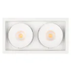 Светильник CL-SIMPLE-S148x80-2x9W Day4000 (WH, 45 deg) | 028150 | Arlight