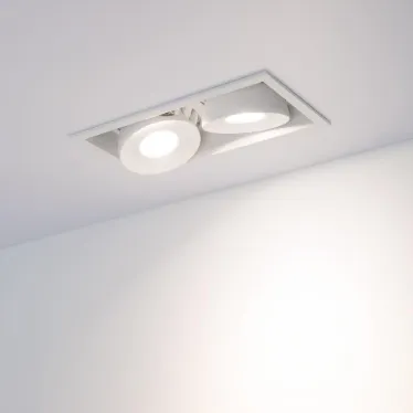 Светильник CL-SIMPLE-S148x80-2x9W Day4000 (WH, 45 deg) | 028150 | Arlight