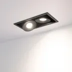 Светильник CL-SIMPLE-S148x80-2x9W Day4000 (BK, 45 deg) | 026877 | Arlight