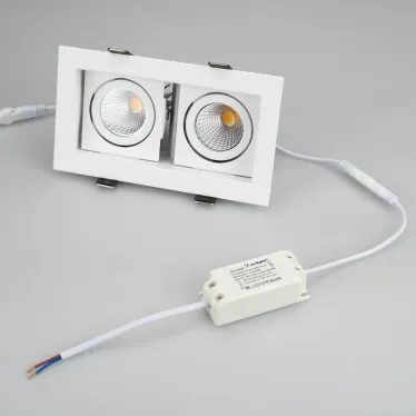 Светильник CL-KARDAN-S180x102-2x9W White (WH, 38 deg) | 024128 | Arlight