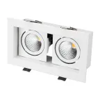Светильник CL-KARDAN-S180x102-2x9W White (WH, 38 deg) | 024128 | Arlight